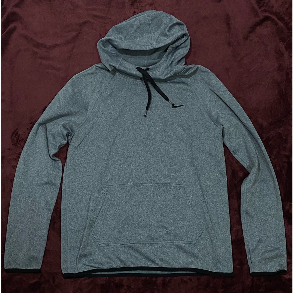 Womens Medium Gray Therma Nike Pullover